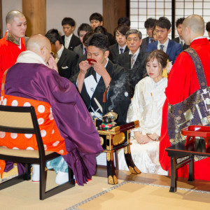 三々九度のお盃|善光寺 大勧進の写真(47299703)