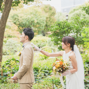 日比谷公園を舞台に、お2人が思い描く理想の写真が前撮りが叶います。|日比谷パレスの写真(47362877)