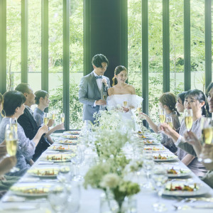 大切なゲストと温かい時間を過ごせる少人数プランもご用意