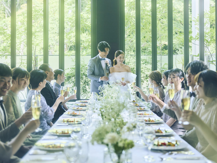 大切なゲストと温かい時間を過ごせる少人数プランもご用意