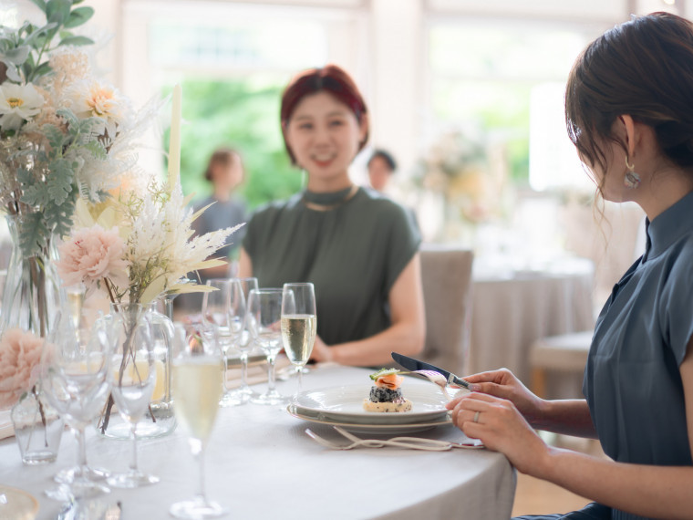 大切なゲストと温かい時間を過ごせる少人数プランもご用意