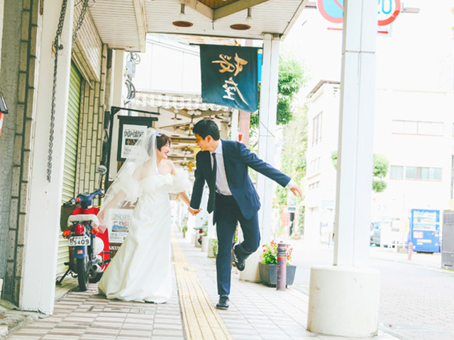 当日前撮りで「甲府街フォト」