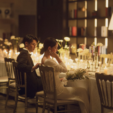 おふたりの大切なゲストと共にする大切な空間。