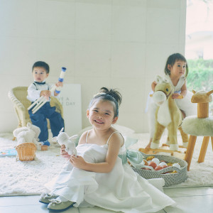 お子様と一緒に安心して参列して頂けますよう、チャイルドルームや授乳室もご用意しております。|WeGreen RESORTの写真(49572477)
