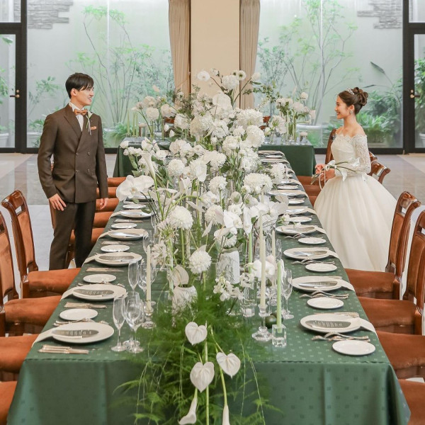 最大120名様までご案内可能！広い披露宴会場を貸し切りでご案内☆