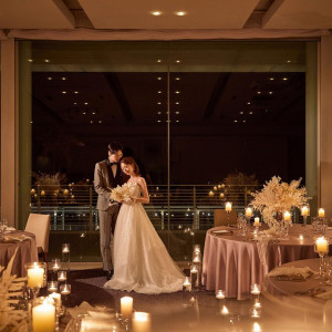 ナイトウェディングも映える|リビエラ逗子マリーナの写真(56542374)