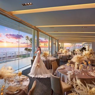 【当館人気No.1】湘南サンセット婚×絶景チャペル×A5牛試食体験