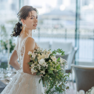 ドレスに合わせてお好みのヘアスタイルとメイクを、しっかりと事前にお打合せさせていただきます|ラ・テラスホール神戸（LASUITE LE PAN Bldg.）の写真(50083520)