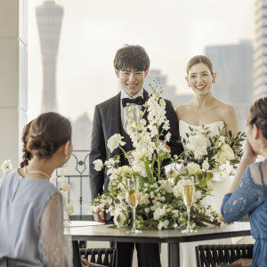 こだわりの装花でコーディネートが可能|ラ・テラスホール神戸（LASUITE LE PAN Bldg.）の写真(50068487)
