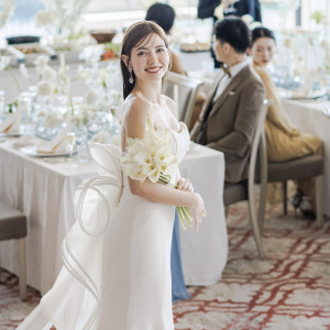 ドレスに合わせてお好みのヘアスタイルとメイクを、しっかりと事前にお打合せさせていただきます|ラ・テラスホール神戸（LASUITE LE PAN Bldg.）の写真(50083519)