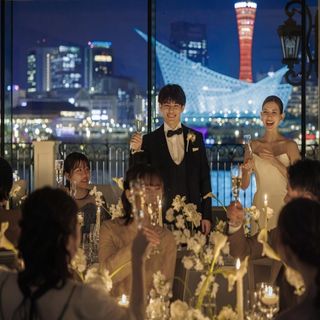 30名までの少人数婚に【神戸海景色×試食】プライベート挙式