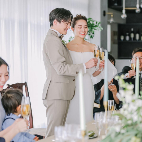 【少人数だからこそ実現する心温まるアットホームなウェディング】少人数専門会場だからこそ、楽しそう……