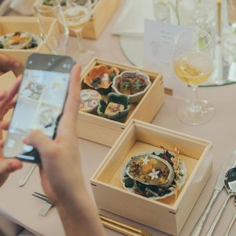九州の豊かな食材をふんだんに使用し、和と洋の魅力を織り交ぜたお料理を皆さまにお届け。