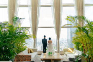 挙式前のロケーションフォト|東京エディション虎ノ門の写真(55096921)