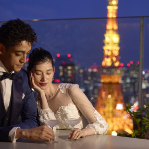ナイトウェディングにゲストもうっとり|東京エディション虎ノ門の写真(51763154)