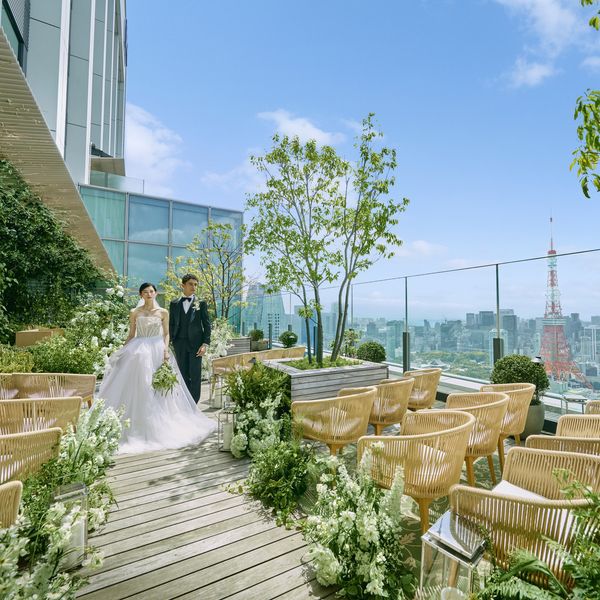 【Garden Chapel】着席40名様ご招待可能な贅沢な挙式会場|東京エディション虎ノ門の写真(51695248)