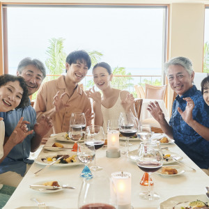 顔合わせなどご希望に合わせて会食プランもご案内可能♪|ザ・ヨミタンリゾート アクアグレイス・チャペルの写真(51847089)