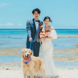 大切なペットとの結婚式が叶う「ペット婚」|ザ・ヨミタンリゾート アクアグレイスの写真(53571535)