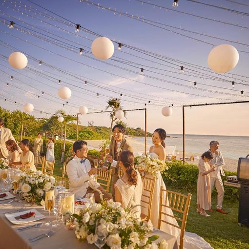 ザ・ヨミタンリゾート アクアグレイスの結婚式の公式写真（1枚目）