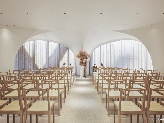 写真での会場案内