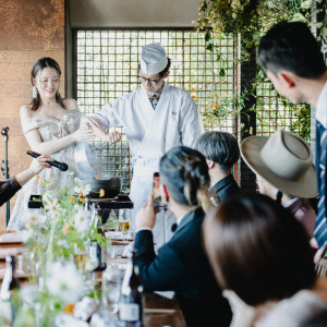 ゲストを楽しませるお料理の演出|IMURI (イムリ)の写真(55702031)