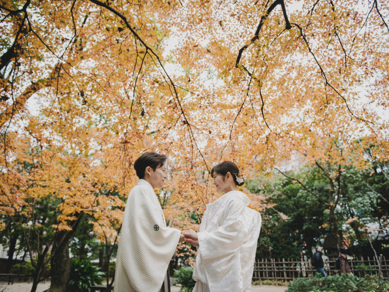 神社での結婚式や、和を取り入れたウエディングもご提案。