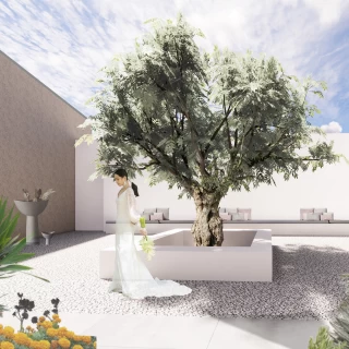 金曜日限定【NEW OPEN特典】石と緑を望む空間で叶えるコース試食