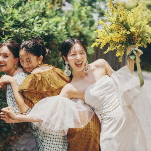 ドレスの持ち込みも無料！