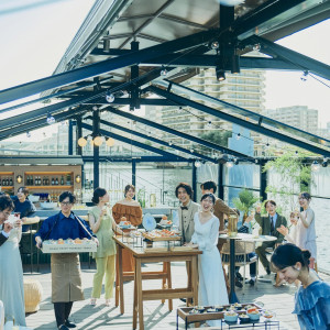 みんなの笑顔があふれるパーティ|UNWEDDING　中之島の写真(55482802)