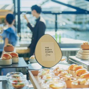 美味しいウェルカムドリンク＆フードでゲストをおもてなし|UNWEDDING　中之島の写真(55482794)