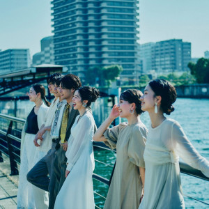 ゲストとのロケーションフォトも楽しめる！新しいお祝いのカタチ。|UNWEDDING　中之島の写真(52410270)