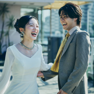 フォトタイムをたっぷり1時間ご用意。ふたりだけの写真も家族との写真もしっかり残せます。