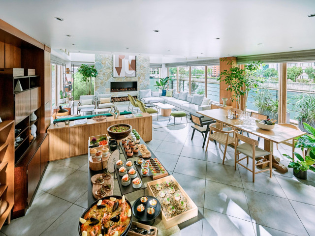 会場内のお洒落な空間をご案内