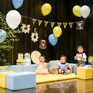 【キッズスペース】小さなお子さま連れのゲストも安心して過ごせる充実のキッズスペースのご用意あり。親御様もゆったり楽しめる、心配りの行き届いたおもてなしです|アネーリ大宮（旧：ヴィラ・デ・マリアージュさいたま）の写真(52468498)