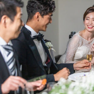 【会食専用の個室あり】テラス付き会場でアットホームなひと時