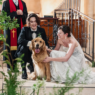 ペットも可。家族全員で祝うウエディング。感謝と想いを伝える少人数の結婚式が叶う