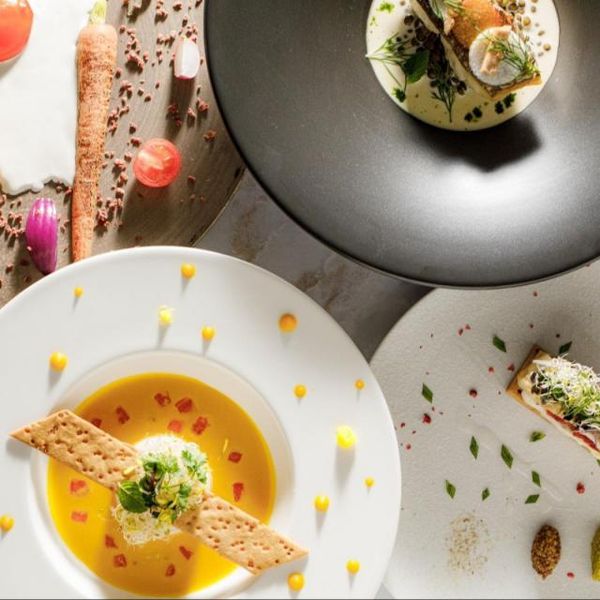 旬の恵みを活かした繊細で美しい料理の数々。洗練されたフレンチが、ハレの日のひとときにふさわしい時間に