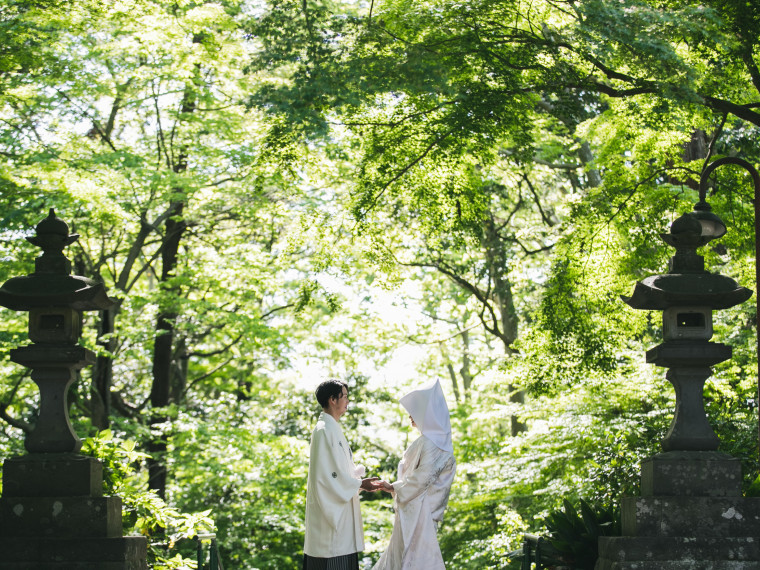 提携神社で本格的な和婚が叶う