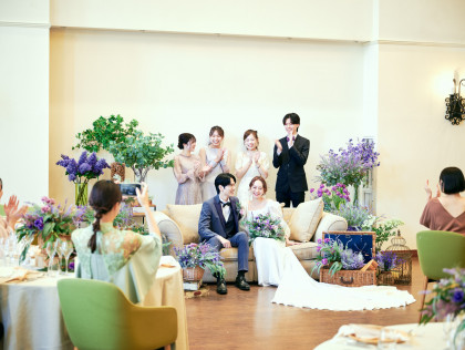 おふたりと大切なゲストの皆様
すべての方に、心ゆくまで
結婚式を楽しんでほしい