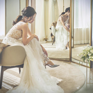 施設内にブライズルームをご用意。ゆったりと挙式前のお支度が可能。|THE SURF BEACHSIDE TERRACEの写真(54238307)