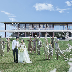 ガーデンを広々と貸切ってセレモニータイムを。|AMANDAN PEAK(アマンダンピーク)の写真(55432694)