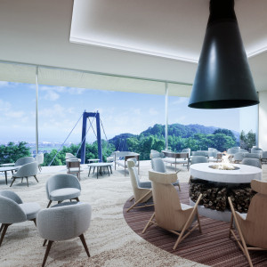 ゲストのウェイティングスペースは雄大な自然を臨むラウンジ|AMANDAN PEAK(アマンダンピーク)の写真(55432685)