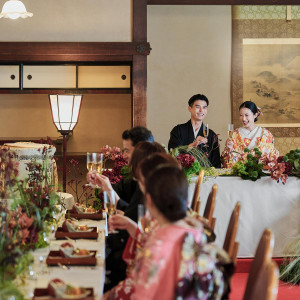 和装も洋装も映える上質な空間でゲストと過ごす慶びの時間|東京大神宮の写真(56140530)