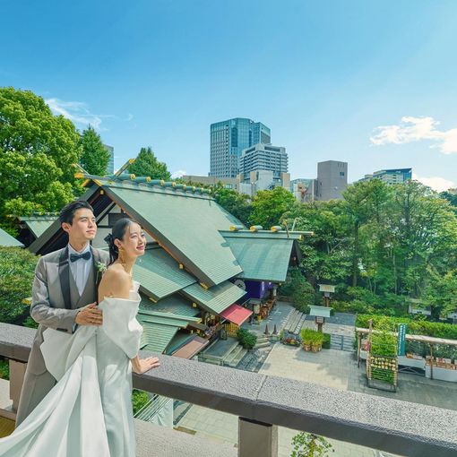 東京大神宮の結婚式の公式写真（1枚目）