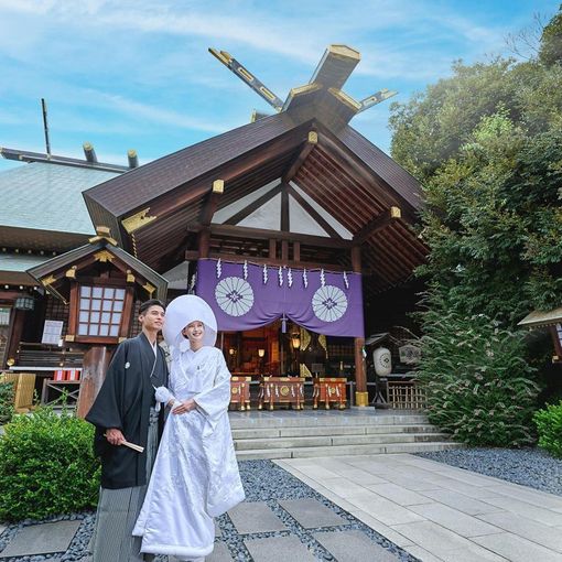 東京大神宮の結婚式の公式写真