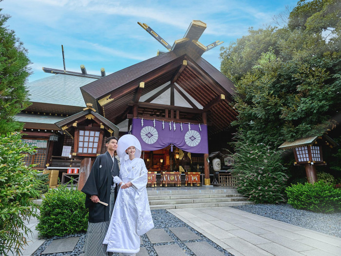 神前結婚式創始の時より変わらない伝統の婚儀が叶います