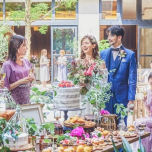 デザートビュッフェなどのサプライズ演出でゲストをおもてなし|LAZOR GARDEN NAGOYA（ラソール ガーデン 名古屋）の写真(53132747)