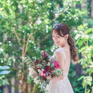 ブーケでより洗練された花嫁に|LAZOR GARDEN NAGOYA（ラソール ガーデン 名古屋）の写真(53132790)