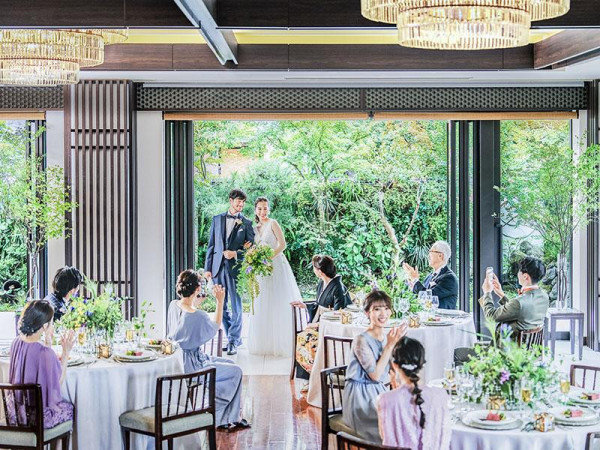 【KIYOMIZU -キヨミズ-】四季が彩る庭園付き披露宴会場