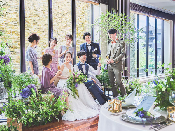 【KIYOMIZU -キヨミズ-】四季が彩る庭園付き披露宴会場